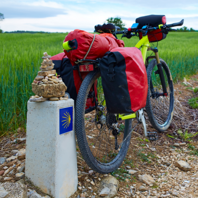 Längs El Camino på cykel (León-Santiago)