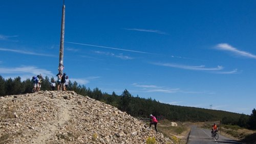 Ikoniska Camino-monument: Järnkorsen
